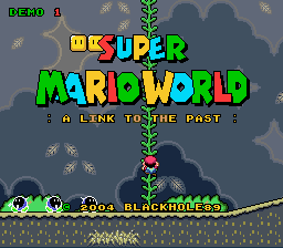 Super Mario World - A Link to the Past (demo 1) Title Screen